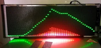 

Full color music spectrum display, 192*64pixels,AGC automatic control. Size 630*215*20mm,combination 64 kinds of various sizes