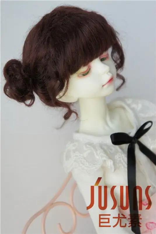 JD406 MSD мохер кукла парик 1/4 прекрасный два пони bjd куклы парик 7-8 дюймов кукла аксессуары