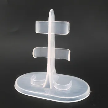 

10pcs/lot doll accessories support leg holders plastic Transparent Doll Stand Display Holder For barbie Dolls 1/6