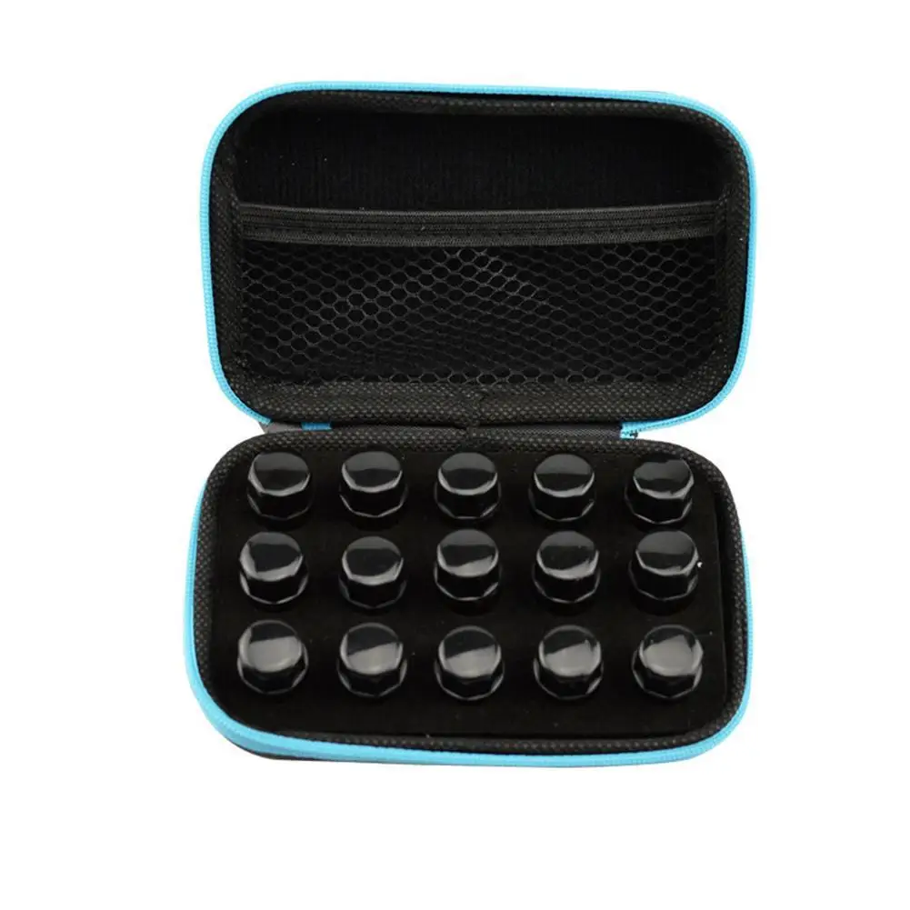 

15 Compartments Essential Oil Storage Bag Organizer 1ml 2ml 3ml Essential Oil Dropping Bottle Portable Storage Case Container
