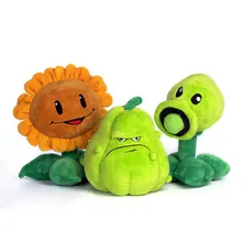 12 inch Kawaii Plants vs Zombies Plush Toys Pea Shooter Sunflower Squash Soft Children Plush Toy