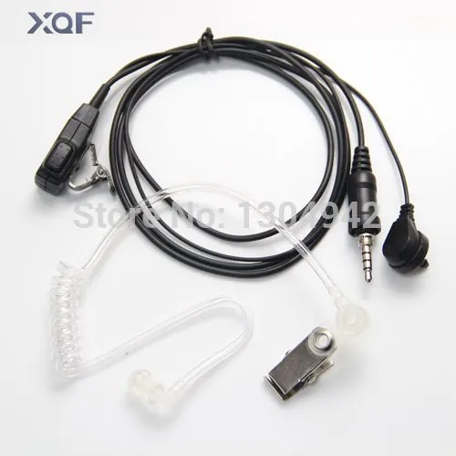 Скрытая Акустическая трубка Гарнитура для Yaesu Vertex VX 6R 7R 6E 7E 120 127 170 177 Двусторонняя