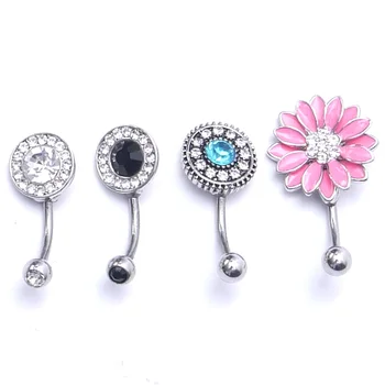 

14G 1PCSexy Dangle Navel Belly Button Rings Belly Navel Piercing Surgical Steel Belly Dance Bars Body Jewelry Piercing Barbell