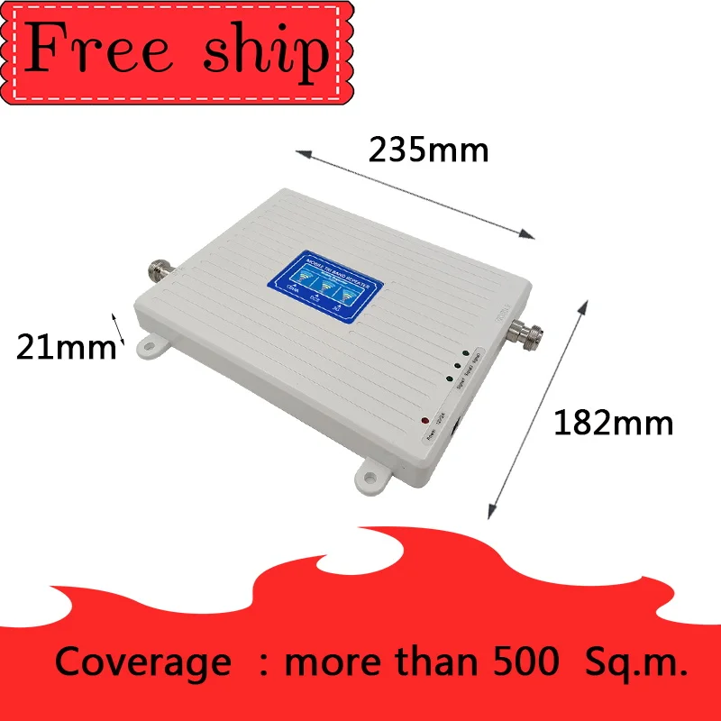 TFX-BOOSTER 2g 3g 4g ثلاثي الفرقة إشارة معززة مكاسب 70dB 23dBm CDMA WCDMA UMTS LTE الخلوية مكرر 850/1800/2100 mhz مكبر للصوت