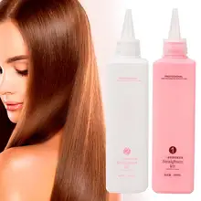 Крем для выпрямления волос набор Лечение экстракт растений ремонт волос нежный крем натуральный увлажняющий крем для волос