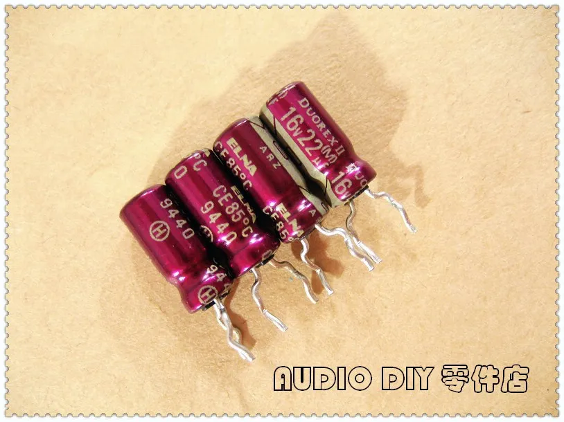 

10PCS/50PCS ELNA purple DUOREX II generation ARZ 22uF 16V 16v22uf audio electrolytic capacitor