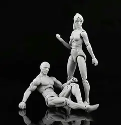 10,5 см SHFiguarts BODY KUN/BODY CHAN Body-chan Body-kun серый цвет Ver. Черная ПВХ фигурка Коллекционная модель игрушки