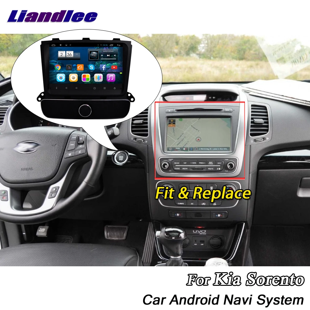 Liandlee Car Android System For Kia Sorento 20032004 Radio Stereo