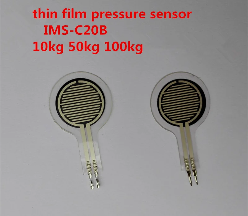 

FSR robot touch insole flexible thin film pressure sensor IMS-C20B 10kg 50kg 100kg custom Plantar pressure distribution switch