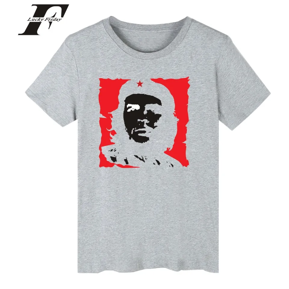 LUCKYFRIDAYF Che Guevara t-shirts printed summer sport men women t shirts casual o-neck tee shirt short sleeve t-shirt tops 4XL