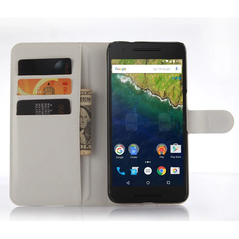 Для HuaweiNexus6P случае luxury9 цветов текстуры личи кожаный чехол для Huawei Nexus6P флип дело