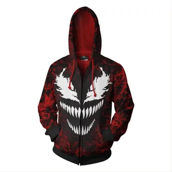 

Spider-Man Costume Spider Man Cletus Kasady Hoodies Spider Hooded Hoodie Pocket Pullover Sweatshirt Outfit