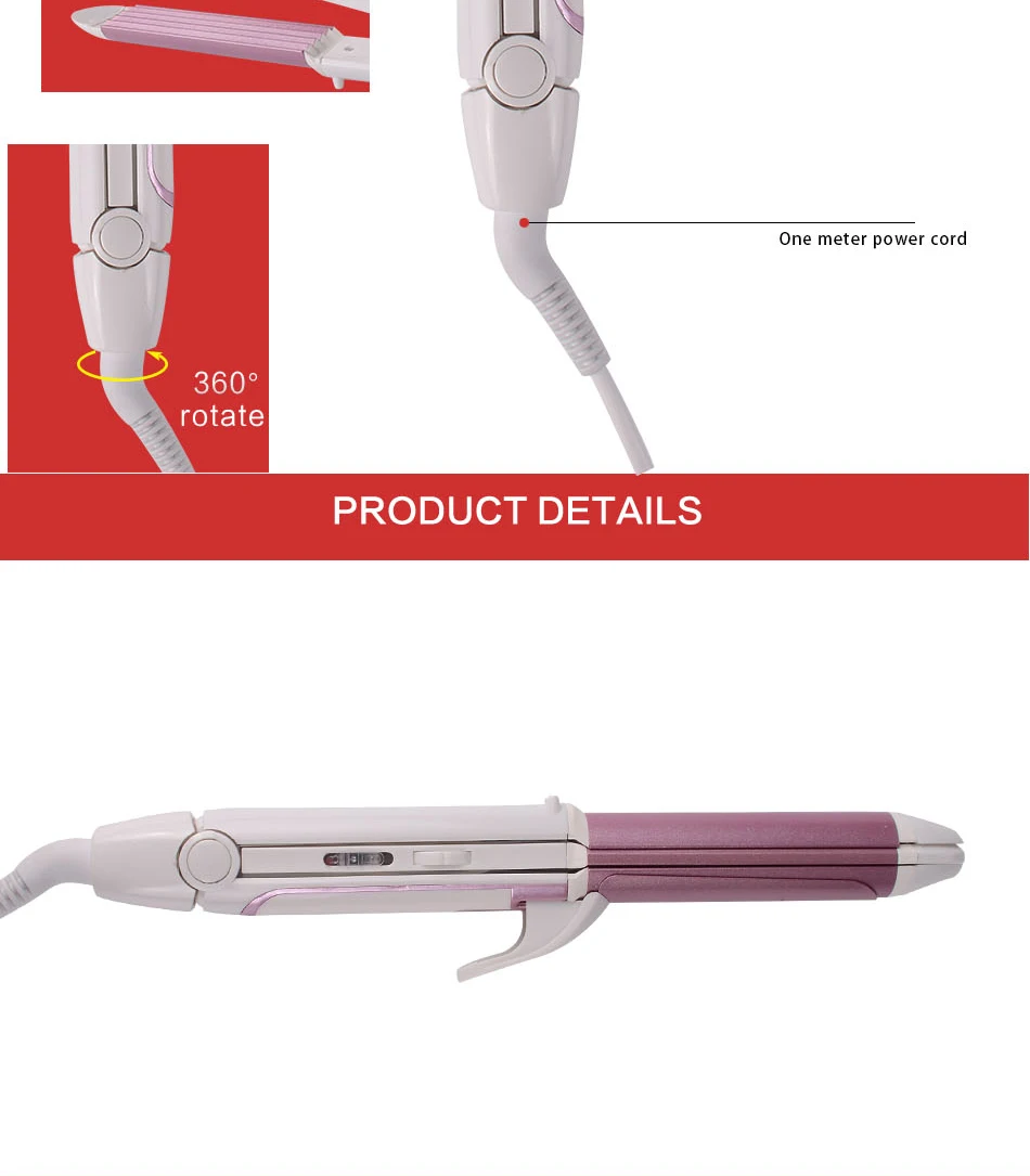 3 в 1 электрические бигуди и выпрямитель для волос личные инструменты для укладки волос волновой турмалин керамический стайлер щипцы для завивки волос