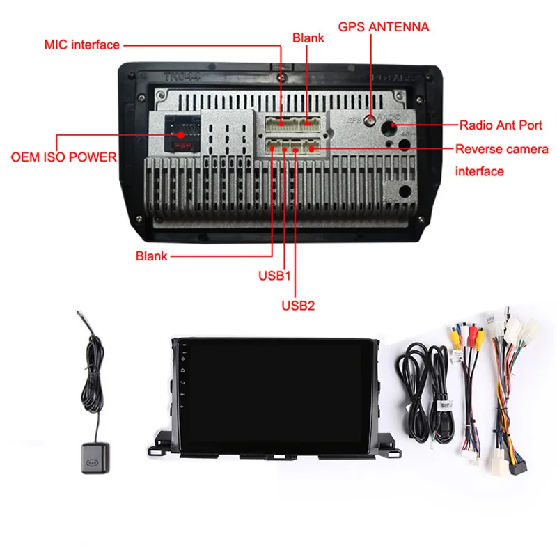 Flash Deal 10" 2.5D IPS Android 8.1 Car DVD Multimedia Player GPS For Toyota Highlander 2015 2016 2017  audio car radio stereo navigation 20