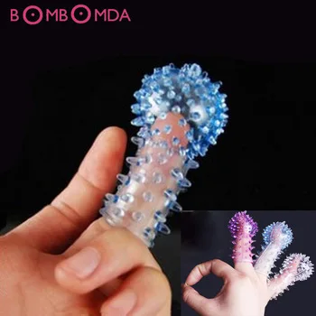 Female Masturbation Vagina Stimulation Finger Vibrator Flirting G Point Massager Ring Adult Games Sex Toys Products For Women O3