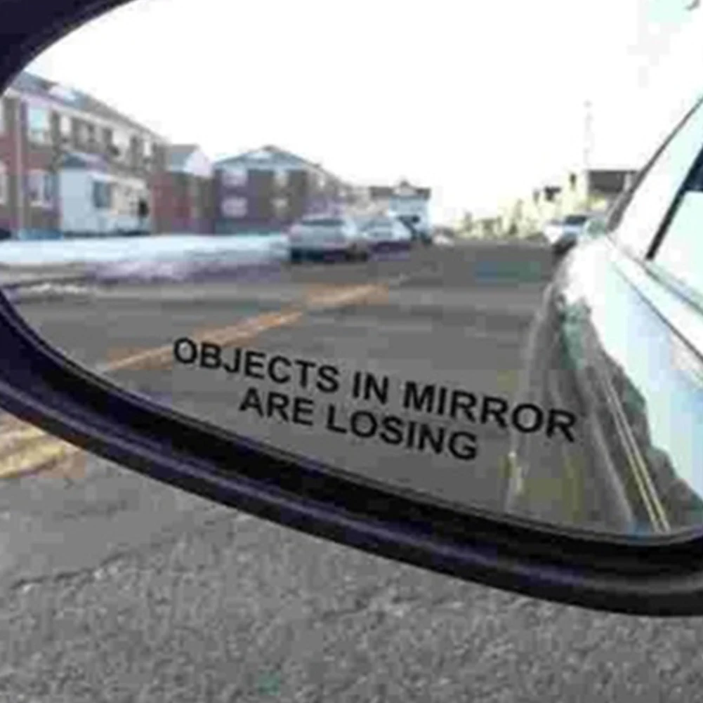Автомобильное зеркало заднего вида, Предупреждение Стикеры s комплект 2 шт. объекты в зеркале теряют узор Автомобильная наклейка светоотражающая Водонепроницаемый Стикеры s