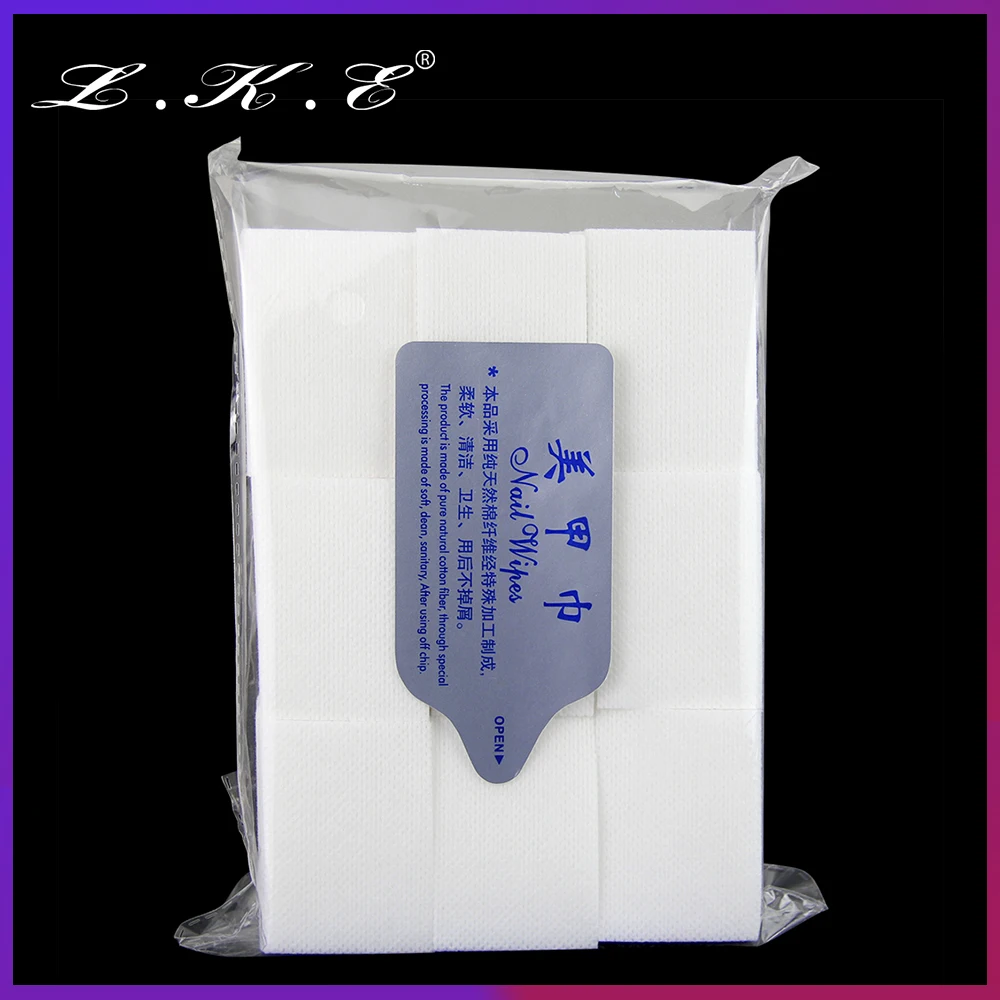 

700pcs Nail Cotton Wipes UV Gel Nail Tips Polish Remover Cleaner Lint Paper Pad Nail Art Cleaning Manicure Tool Free shipping