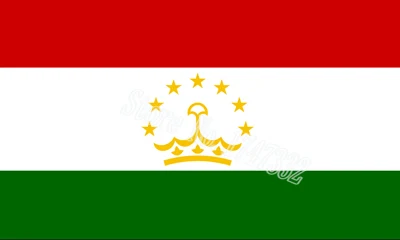 Tajikistan Asia Национальный флаг по всему миру хит продаж товары 3X5FT 150X90CM баннер