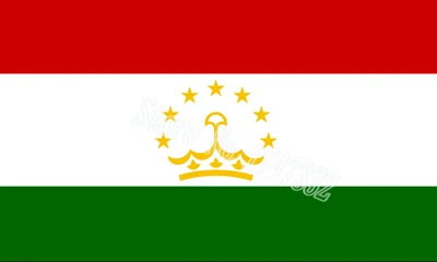 

Tajikistan Asia National Flag All Over The World hot sell goods 3X5FT 150X90CM Banner brass metal holes