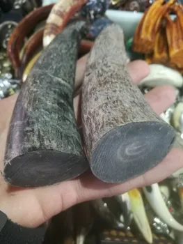 

The three generation of natural wild raw Yak horn horn of Montenegro