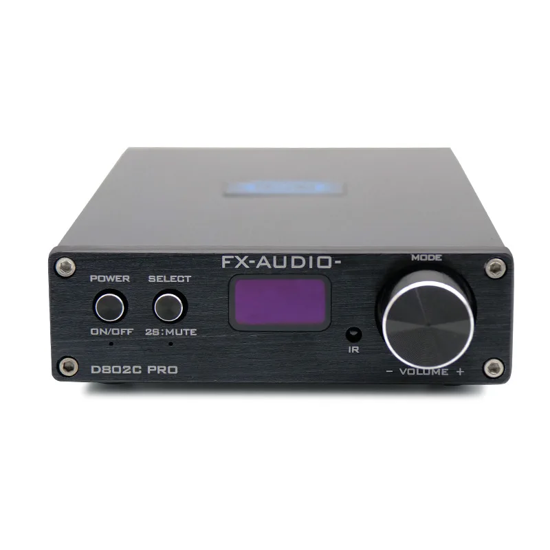 FX-Audio D802C PRO беспроводной Bluetooth 4,2 чистый цифровой аудио усилитель Поддержка NFC USB/AUX/оптический/коаксиальный 24 бит 192 кГц