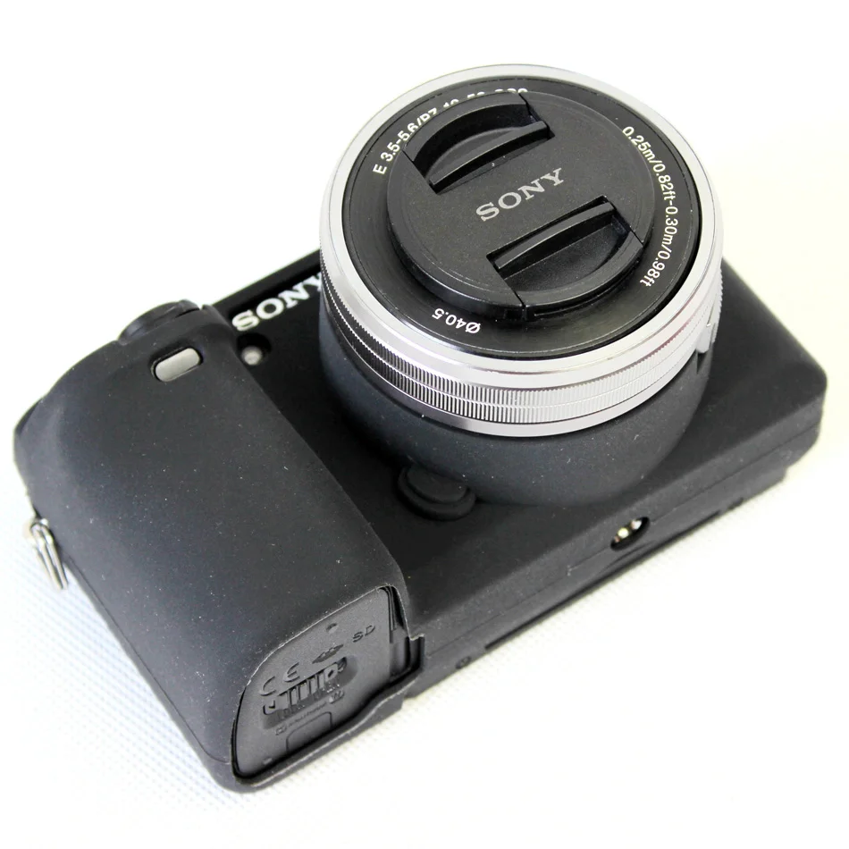 Мягкий силиконовый чехол для фотоаппарата SONY Alpha A6300 резиновый защитный корпус