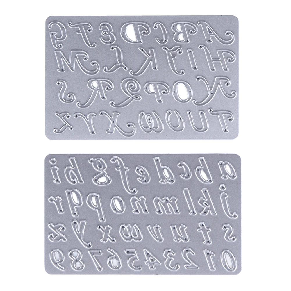 

Number Letter Metal Cutting Dies for Scrapbooking Embossing Folder Photo Album Decor