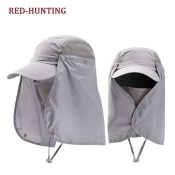 

Women & Men Camping Outdoor Sport Fishing Hiking Hat UV Protection Face Neck Flap Fishing Cap with Sunscreen Fishing Hats