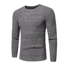 2017 New Autumn Fashion Brand Casual Sweater O-Neck Striped Slim Fit Knitting Mens Sweaters And Pullovers Men Pullover Male XXXL