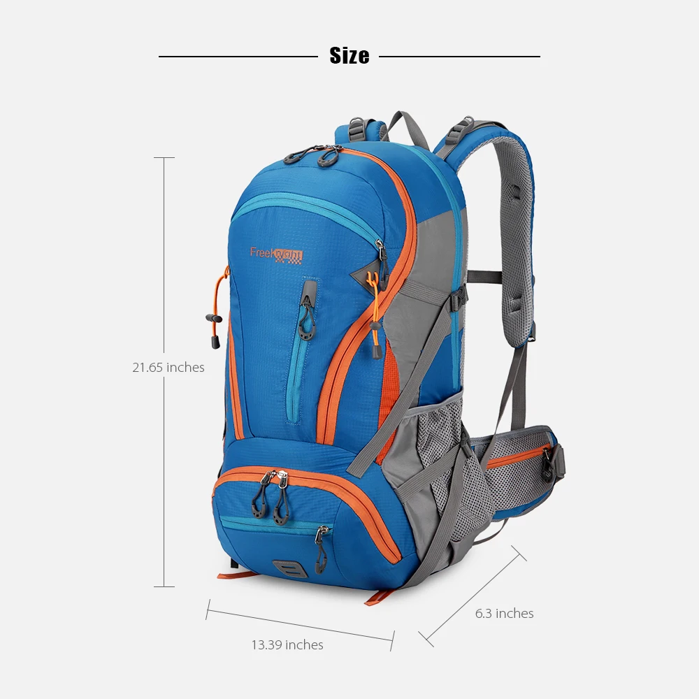 FREEKNIGHT 0212 45L Water Resistant Climbing Hiking Molle Backpack  