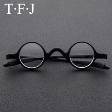 Круглые гибкие очки для чтения с полной оправой для мужчин и женщин винтажные черные удобные мягкие TR90 ультралегкие очки для чтения