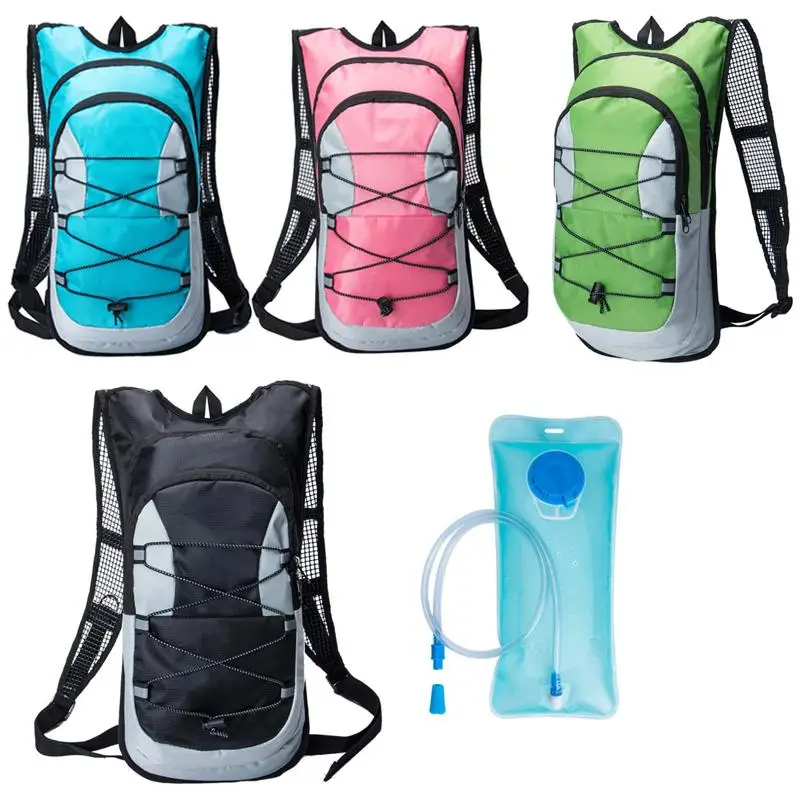 

Travel Backpack Hydration Rucksack Bag Bladder Bag Cycling Bicycle Bike/Hiking Climbing Pouch + 2L Hydration Bladder (Black)