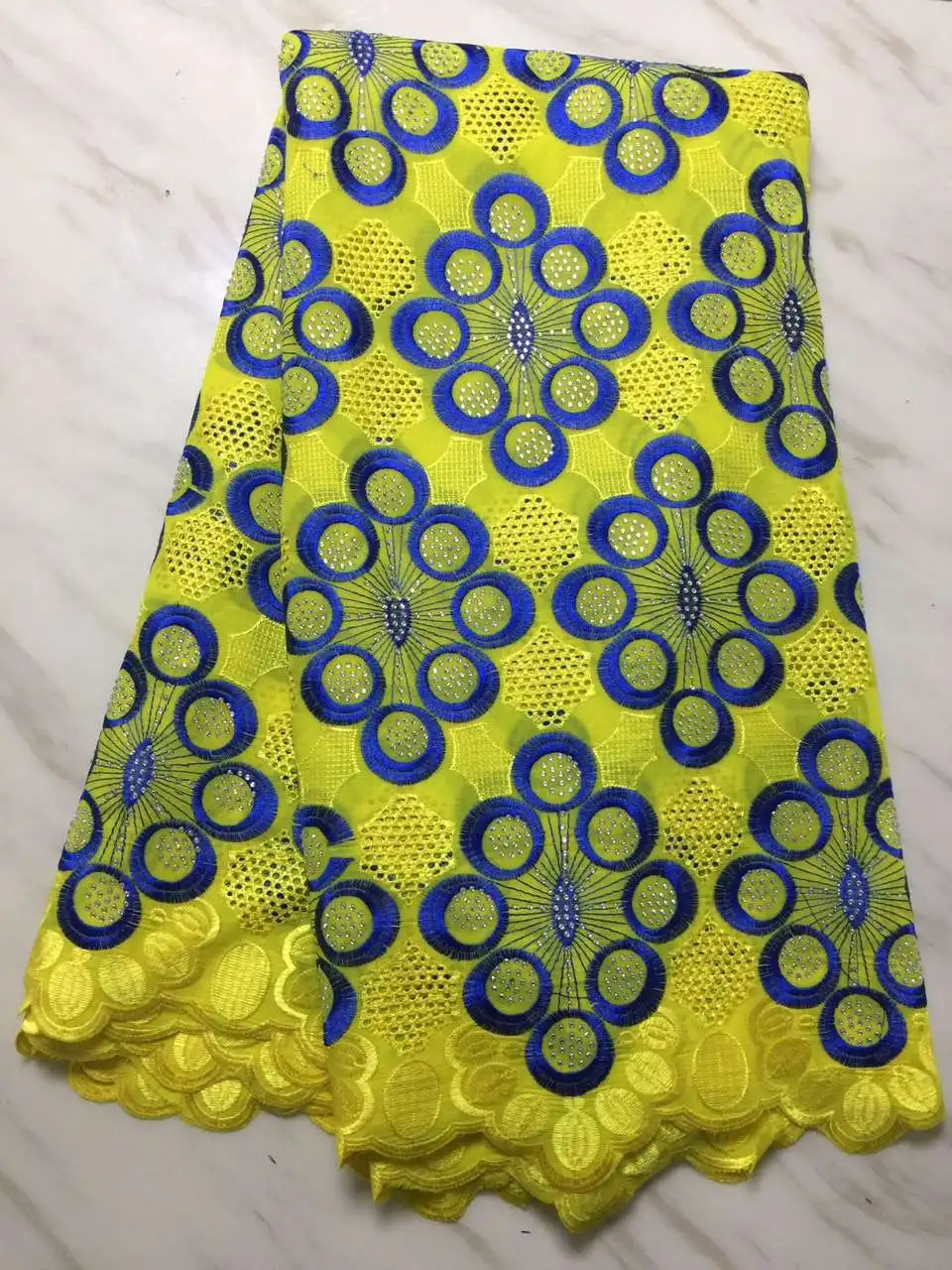 

Latest African Cotton Swiss Voile Lace Fabric High Quality Swiss Voile Lace In Switzerland For Wedding Dress(16L-12-18