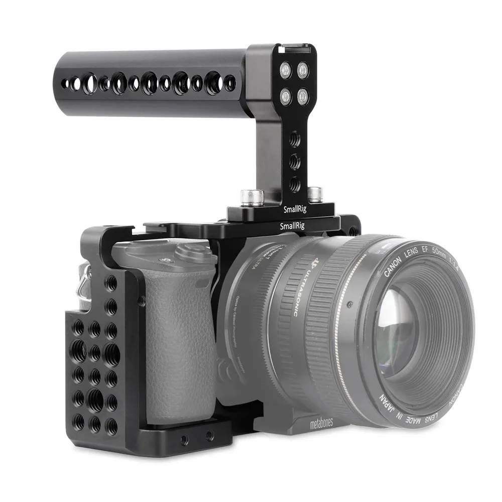 SmallRig A6300 клетка камера набор аксессуаров для SONY A6300/A6000/ILCE-6000/ILCE-6300/NEX7 с верхней ручкой-1921