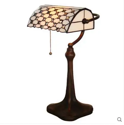 Stained Glass Painted Coloured Tiffany Bead Curtains Bankers Table