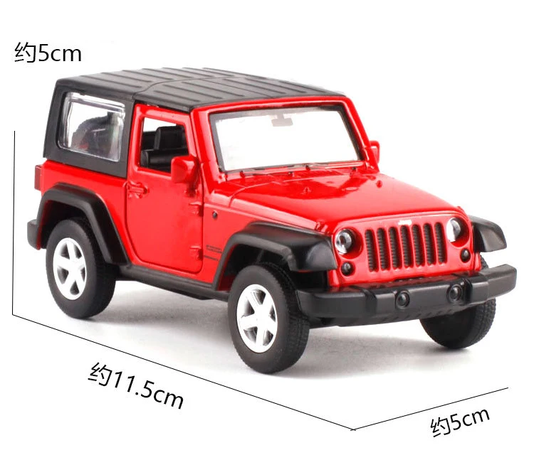 CAIPO 1:42 Wrangler Alloy pull-back vehicle model Diecast Metal Model Car For Boy Toy Collection Friend Children Gift