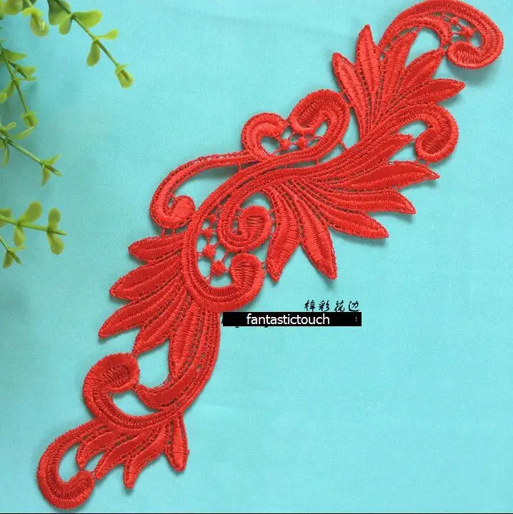 5 пар кружевные цветочные патчи 27*9 см|embroidery keychain|sew embroidery designssewing lycra |