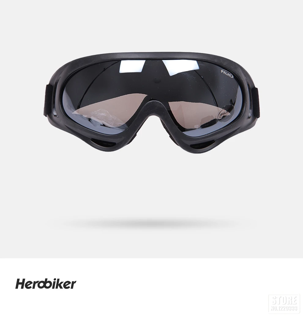 HEROBIKER мотоциклетная маска, маска для лица, Балаклава, лыжные очки, для улицы, байкера, велосипеда, велосипедная маска для лица, мотоцикл+ красочные очки