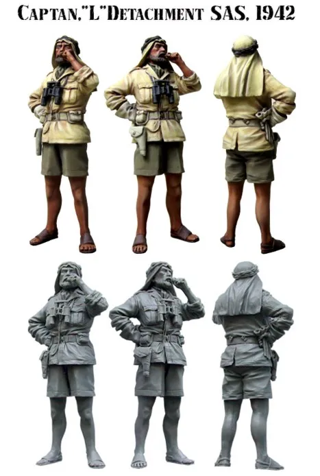 1/35 Масштаб 2 мировая война британская армия в Северной Африке 1942 набор моделей из
