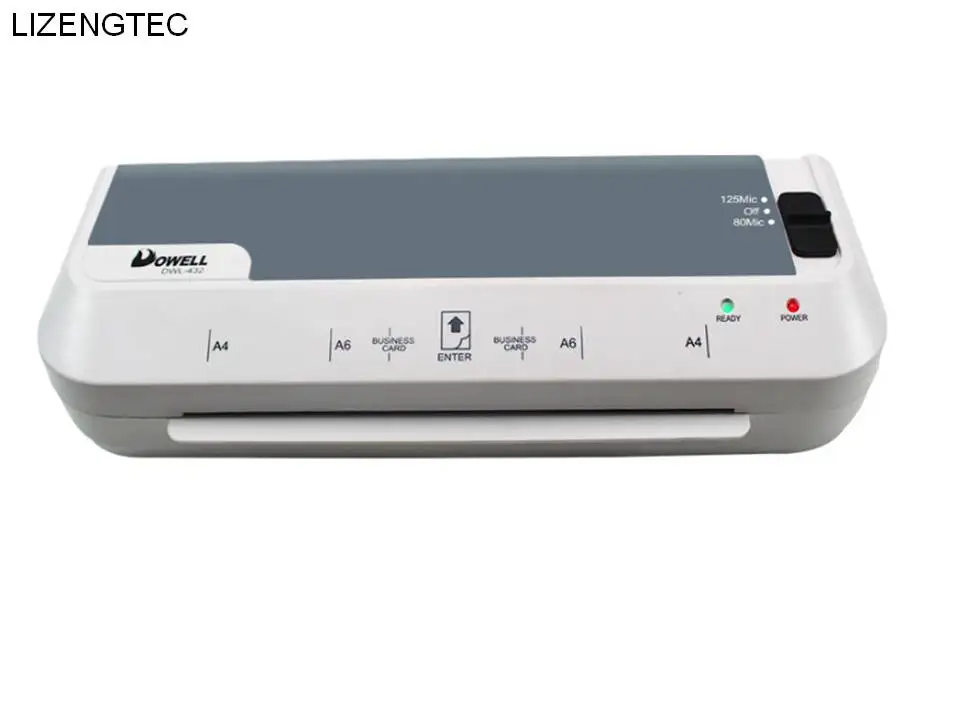 

Free Shipping LIZENGTEC New Professional Office New Design Hot Fast Warm-Up Roll Laminator Machine for A4 Paper Document Photo