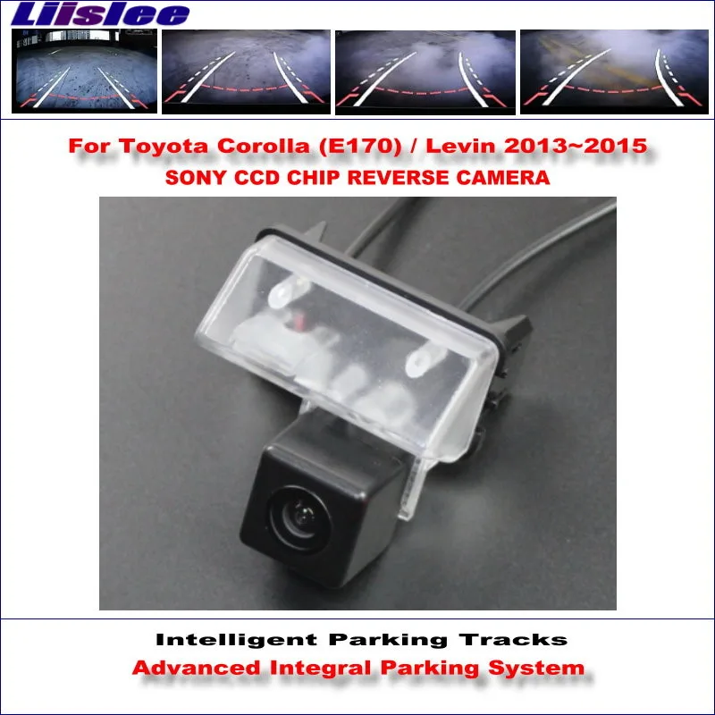 

Car Backup Rear Reverse Camera For Toyota Corolla E170 / Levin 2013 2014 2015 HD Intelligent Parking Dynamic trajectory