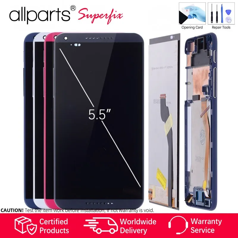 

Original 5.5'' Display For HTC Desire 816 LCD Touch Screen 816 Display Digitizer Assembly 816 D816W D816