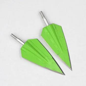 

Broadhead 6pcs 100 Grain Arrowhead Tip Point Telflon Surface Treatment Broadhead Bow Hunting
