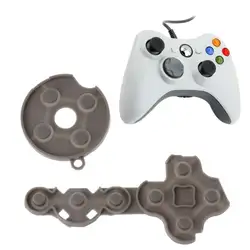 Контроллер проводящий резиновый контакт Pad Кнопка D-Pad для Xbox 360 контроллер серый цвет