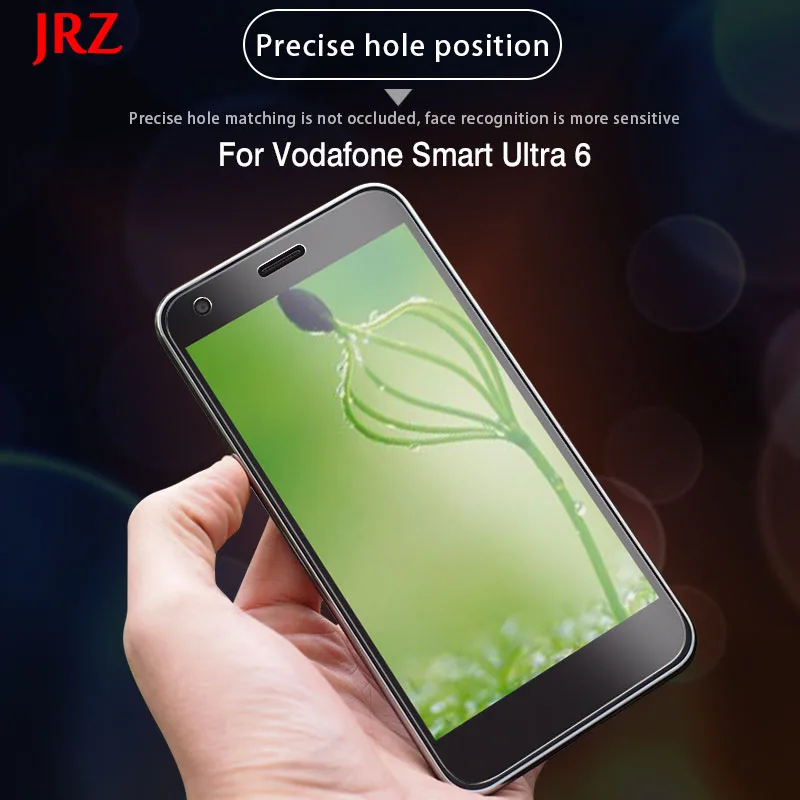 

JRZ Tempered Glass for Vodafone Smart Platium 7 Screen Protector Easy To Install Film 5.5 inch For Vodafone Smart Ultra 6 Glass