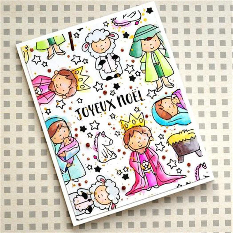 

YaMinSanNiO Human Stamps and Dies Scrapbooking New 2019 Character Metal Cutting Dies for Album Embossing Paper Stencil Craft