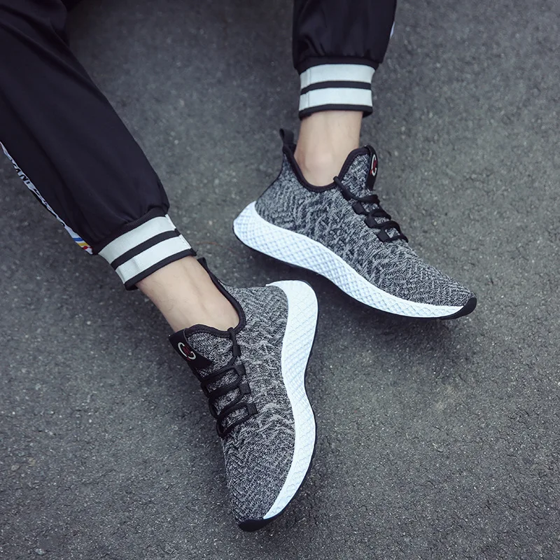 Мужские кроссовки дышащая повседневная обувь Mocassin Basket Homme удобные легкие Chaussure
