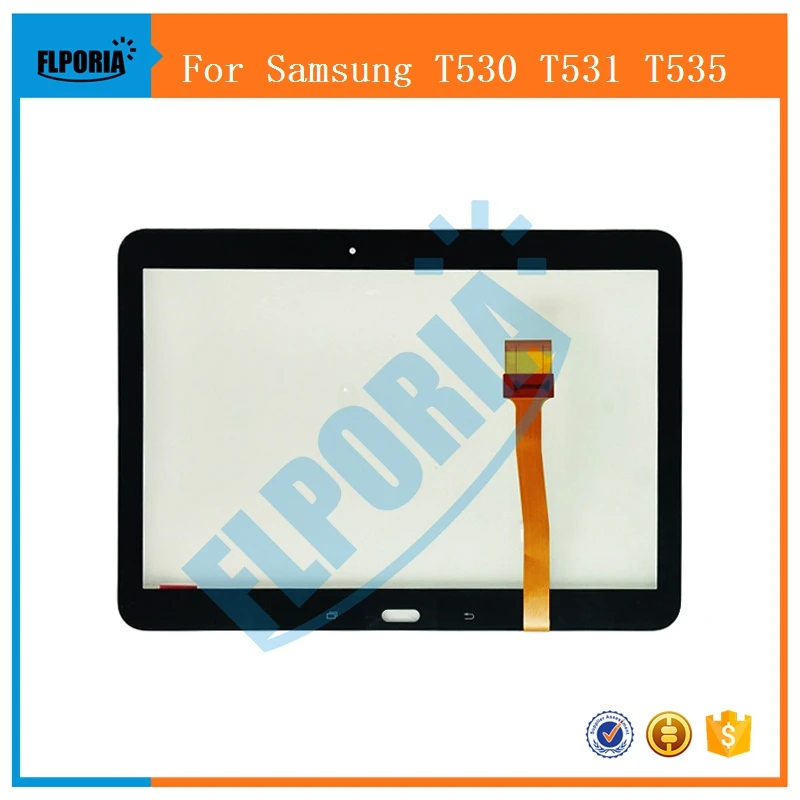 SAMT0023 Black White Touch Screen Digitizer Replacement For Samsung Galaxy Tab 4 10.1 T530 T531 T535 (2)
