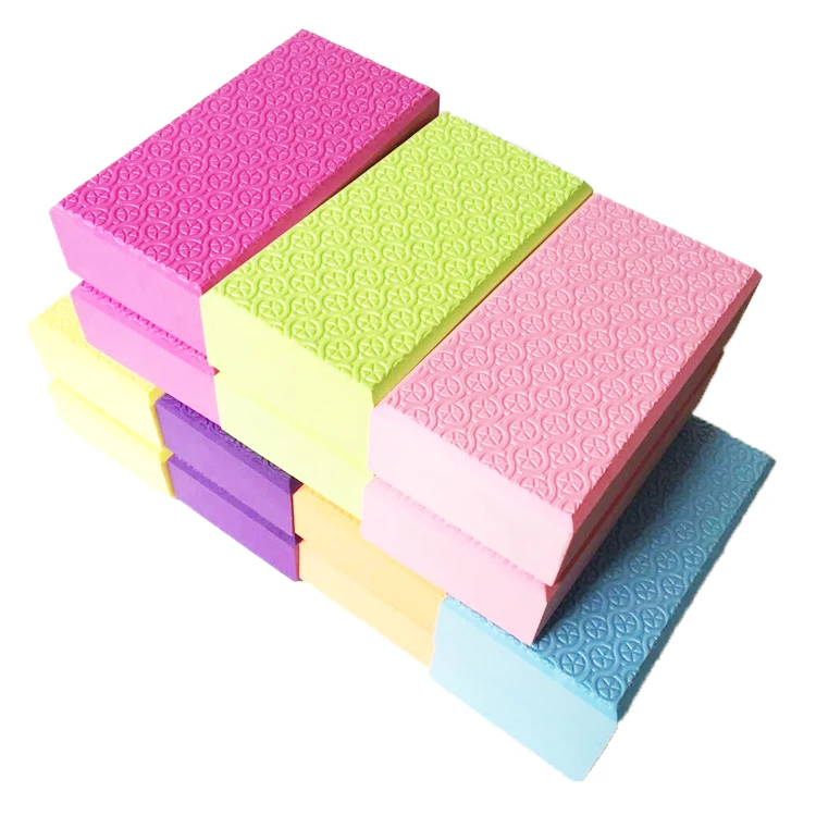 

Yoga block brick one pcs line pattern soft