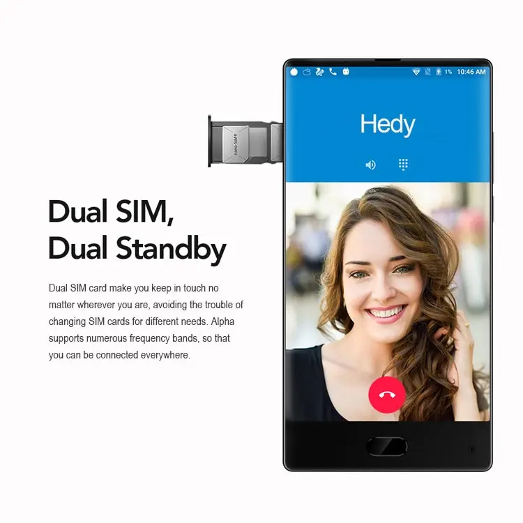 MAZE ALPHA 6GB RAM 64GB ROM MTK Helio P25 2.5GHz Octa Core 6.0 Inch 2.5D Corning Gorilla Glass LG FHD Screen Dual Camera Android 7.0 4G LTE Smartphone